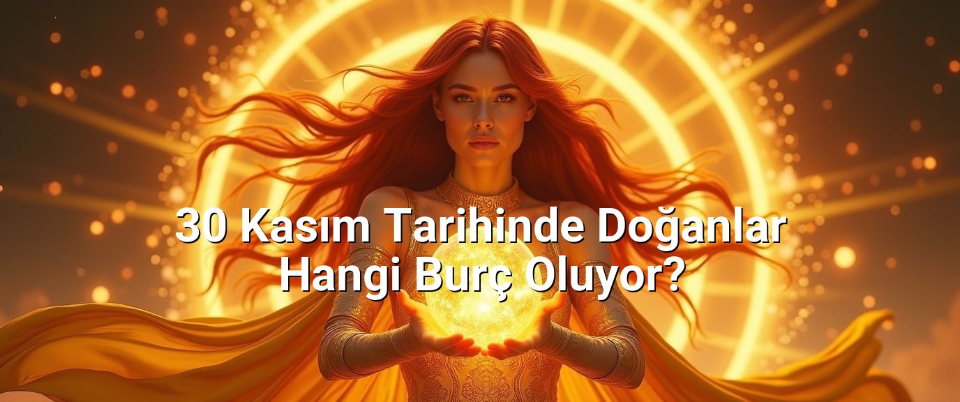 30 Kasım Tarihinde Doğanlar Hangi Burç Oluyor? 30 Kasım Tarihinde Doğanlar Hangi Burç Oluyor?
