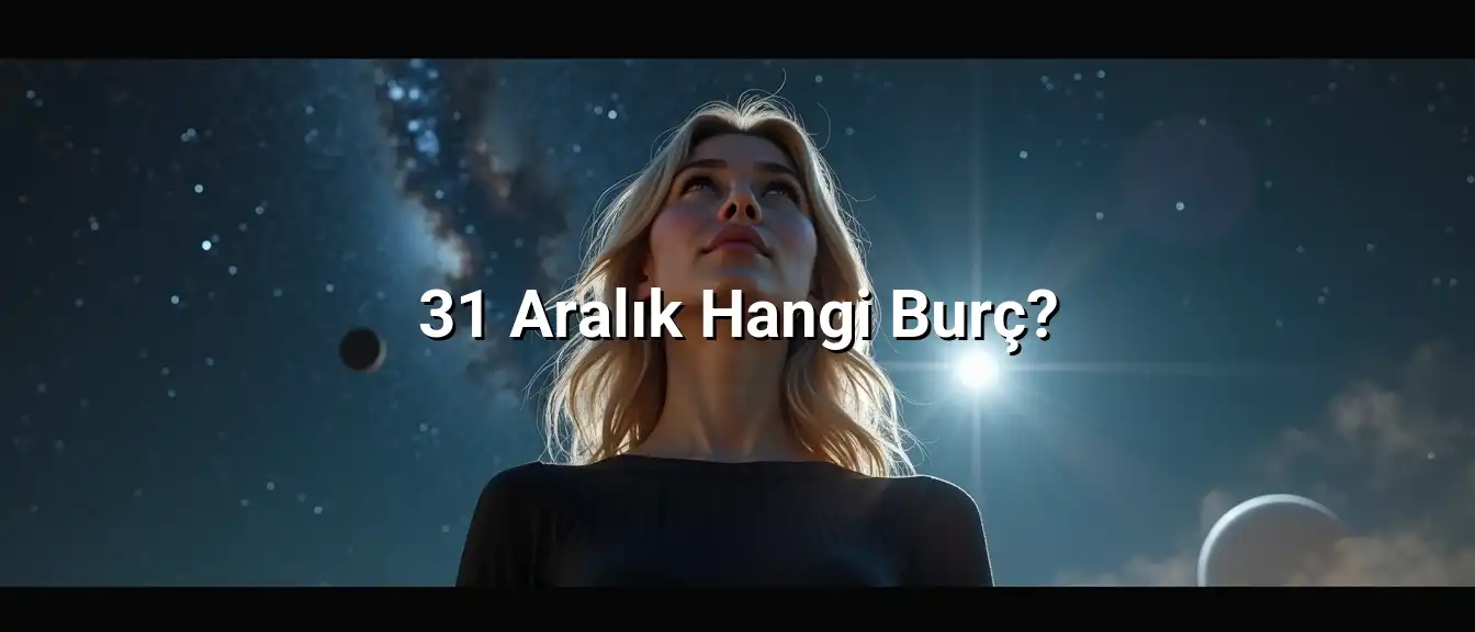 31 Aralık Hangi Burç? hakkında astrolojik görsel