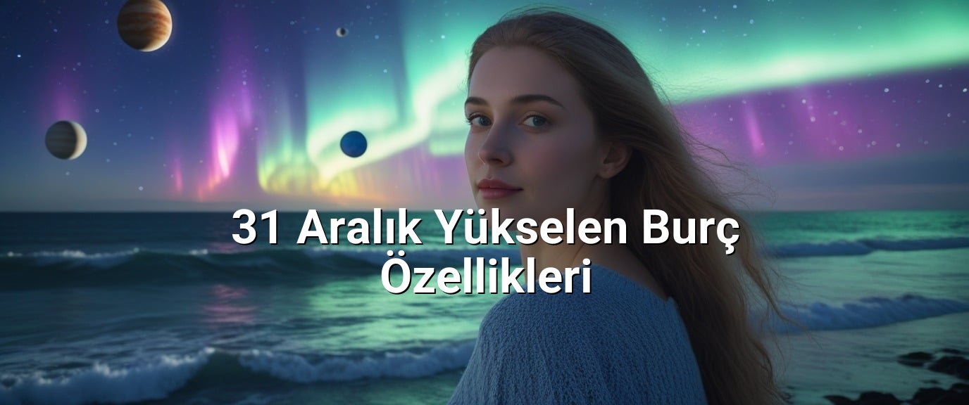 31 Aralık Yükselen Burç Özellikleri 31 Aralık Yükselen Burç Özellikleri