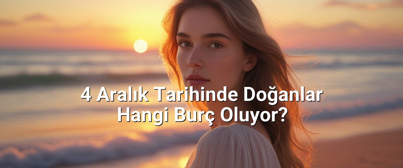 4 Aralık Tarihinde Doğanlar Hangi Burç Oluyor? 4 Aralık Tarihinde Doğanlar Hangi Burç Oluyor?