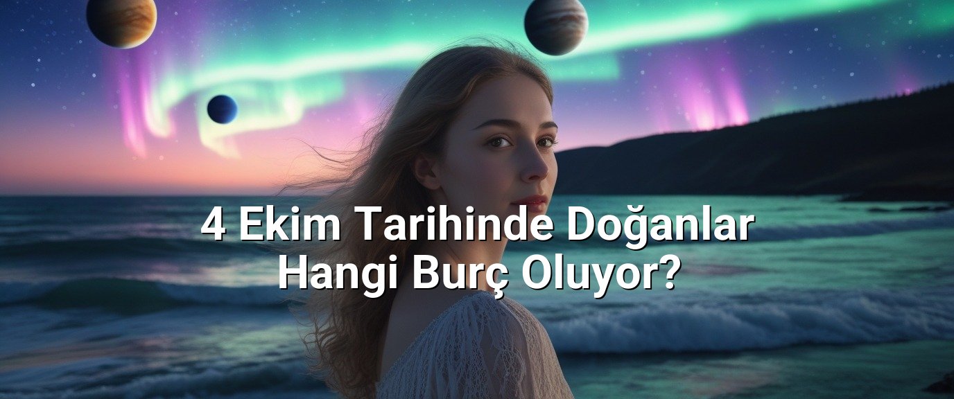 4 Ekim Tarihinde Doğanlar Hangi Burç Oluyor? 4 Ekim Tarihinde Doğanlar Hangi Burç Oluyor?