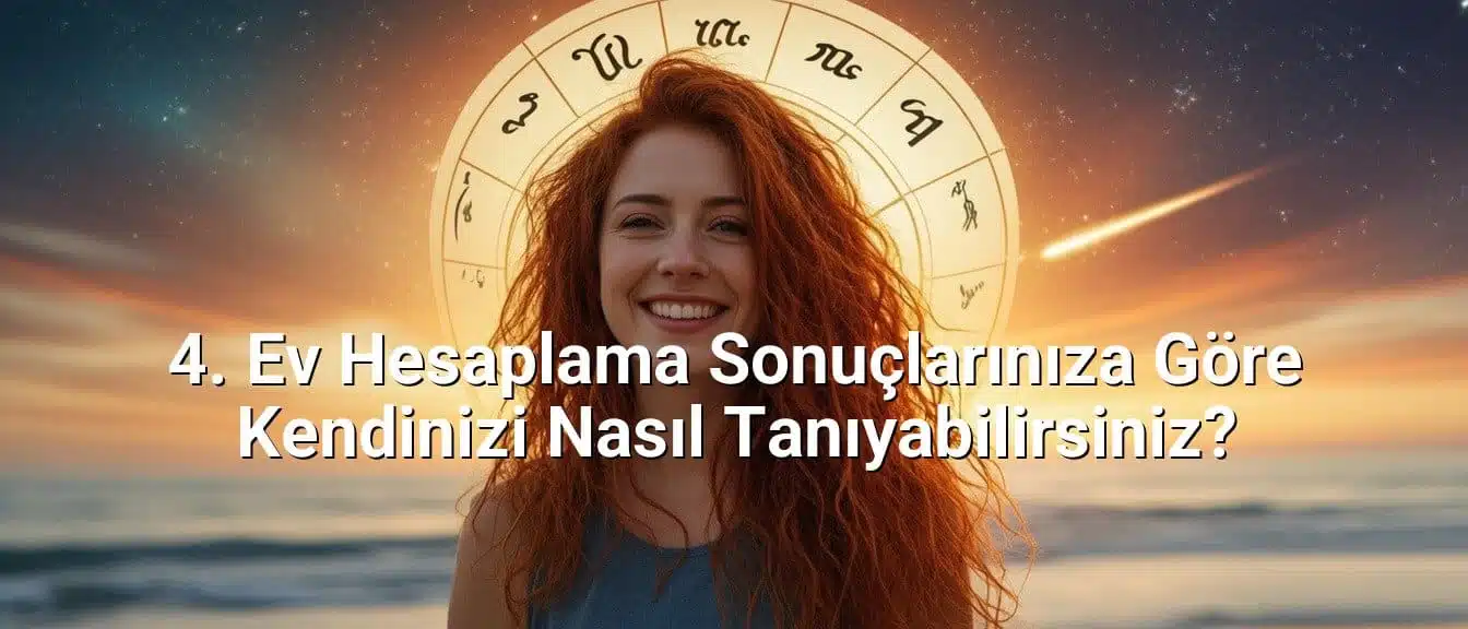 4. Ev Hesaplama Sonuçlarınıza Göre Kendinizi Nasıl Tanıyabilirsiniz?