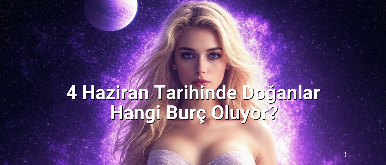 4 Haziran Tarihinde Doğanlar Hangi Burç Oluyor? 4 Haziran Tarihinde Doğanlar Hangi Burç Oluyor?