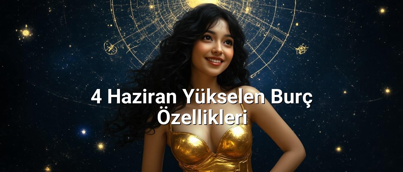 4 Haziran Yükselen Burç Özellikleri 4 Haziran Yükselen Burç Özellikleri