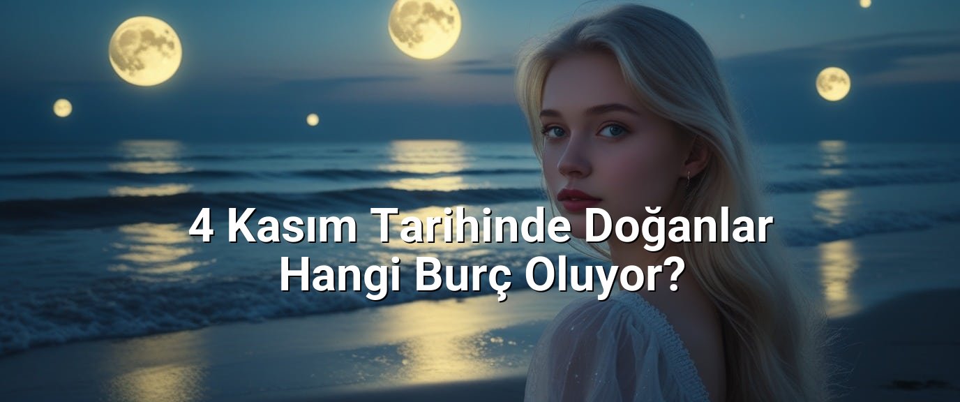 4 Kasım Tarihinde Doğanlar Hangi Burç Oluyor? 4 Kasım Tarihinde Doğanlar Hangi Burç Oluyor?