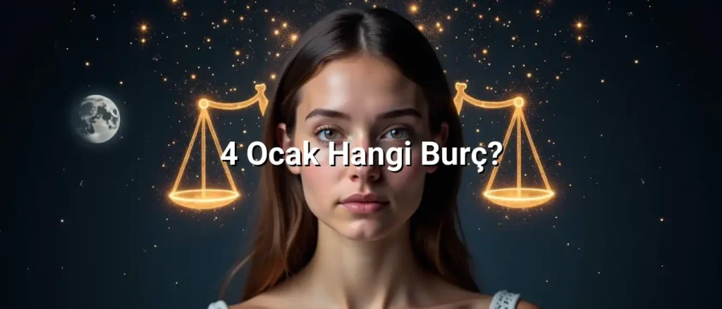 4 Ocak Hangi Burç? hakkında astrolojik görsel