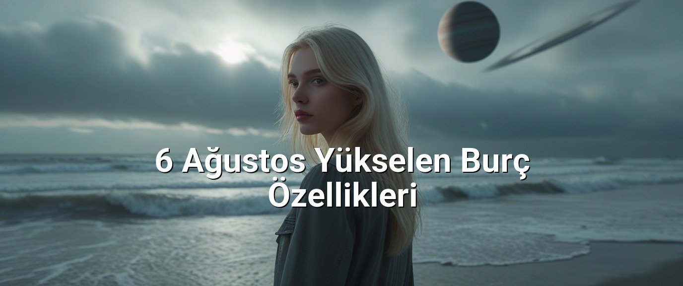 6 Ağustos Yükselen Burç Özellikleri