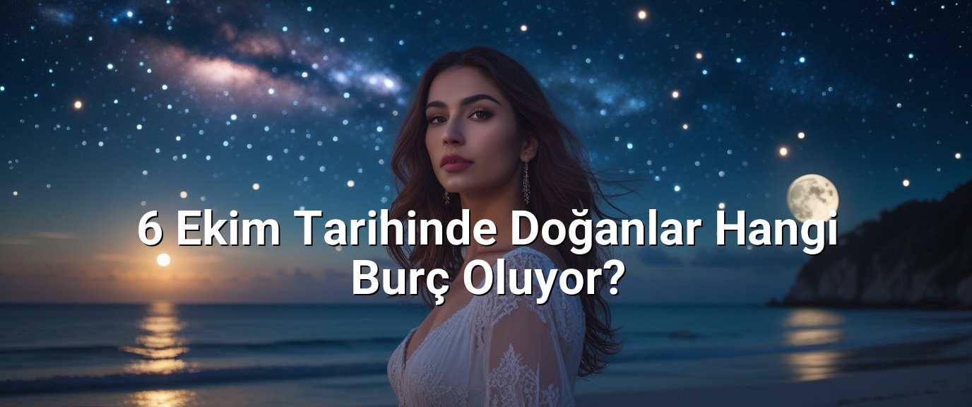 6 Ekim Tarihinde Doğanlar Hangi Burç Oluyor?