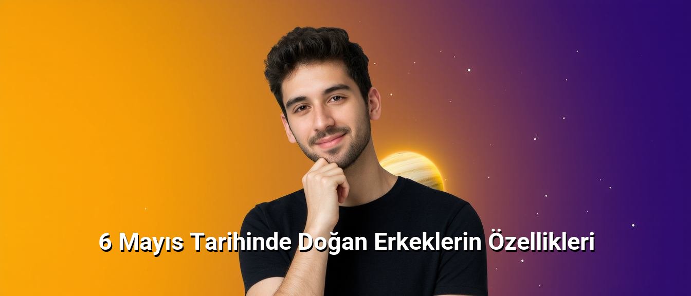 6 Mayıs Tarihinde Doğan Erkeklerin Özellikleri 6 Mayıs Tarihinde Doğan Erkeklerin Özellikleri