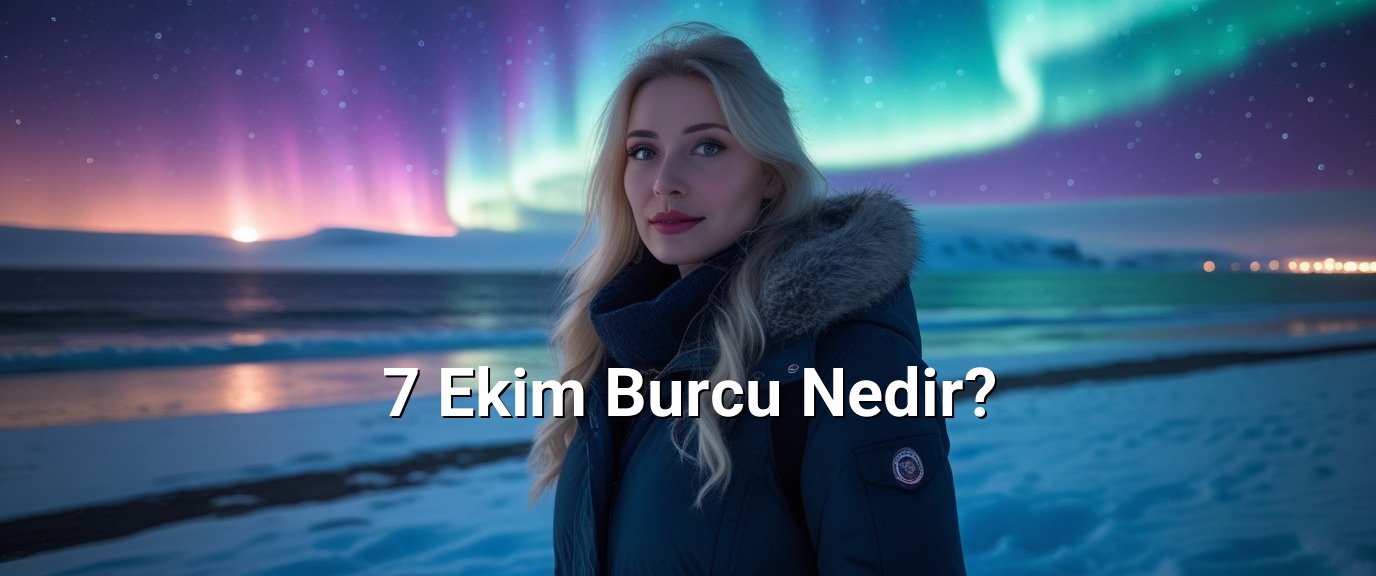 7 Ekim Burcu Nedir?
