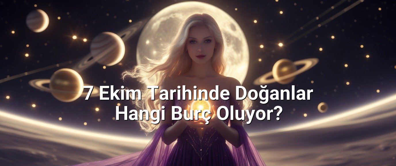 7 Ekim Tarihinde Doğanlar Hangi Burç Oluyor?
