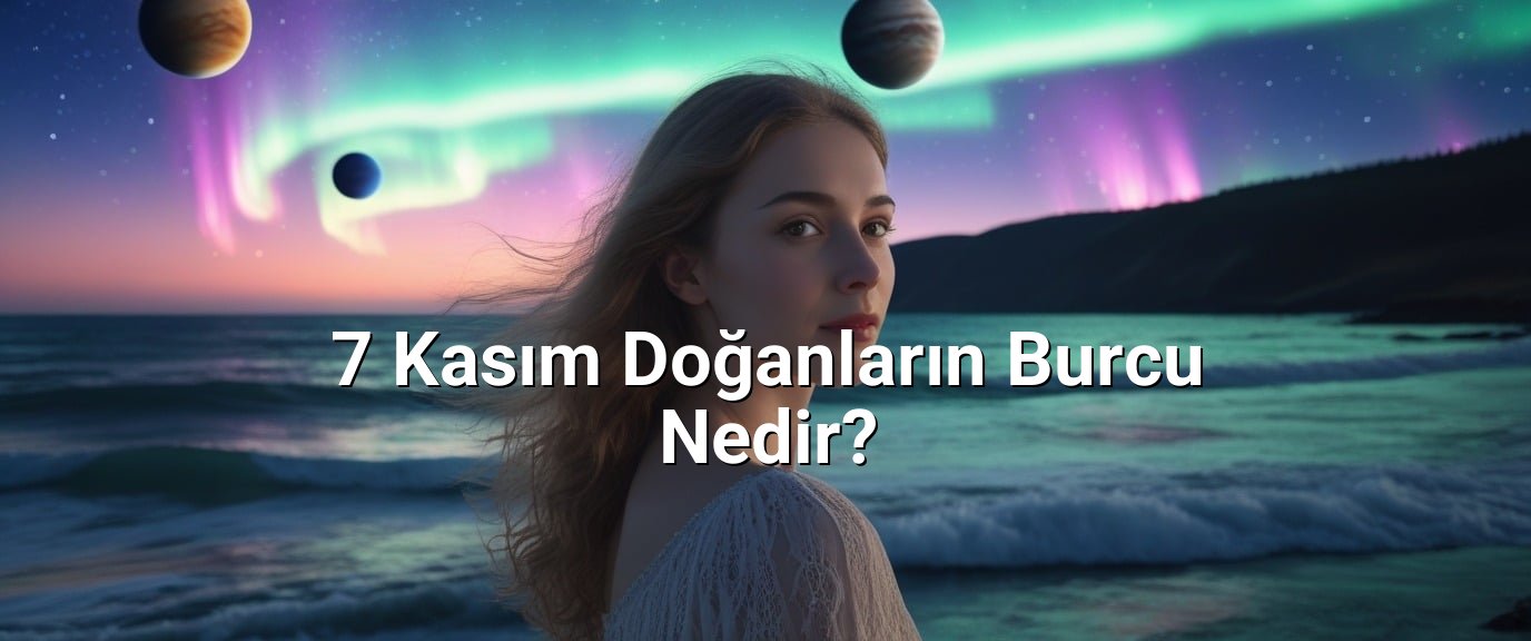 7 Kasım Doğanların Burcu Nedir? - 7 Kasım Hangi Burç? 7 Kasım Doğanların Burcu Nedir? - 7 Kasım Hangi Burç?
