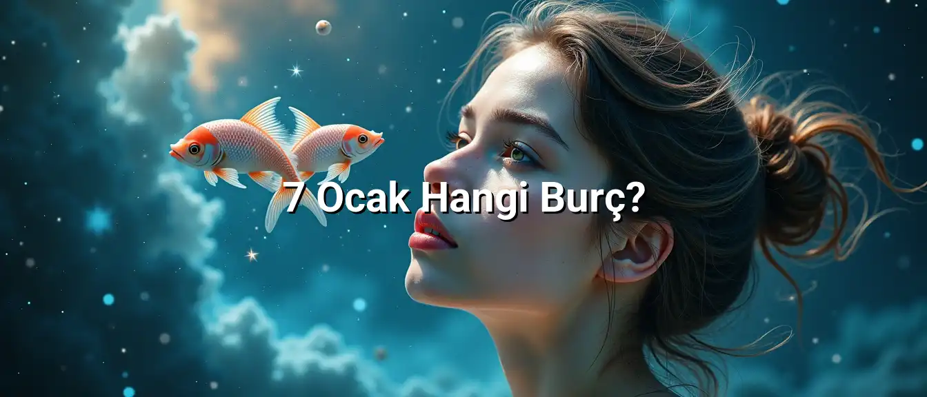 7 Ocak Hangi Burç? hakkında astrolojik görsel