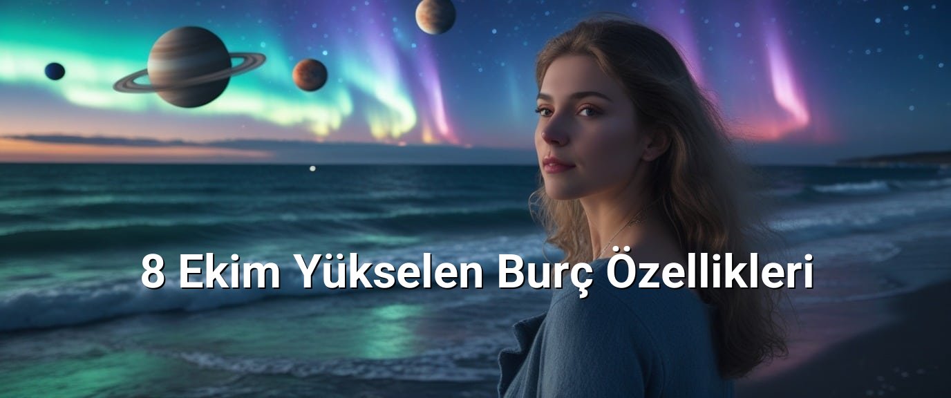 8 Ekim Yükselen Burç Özellikleri