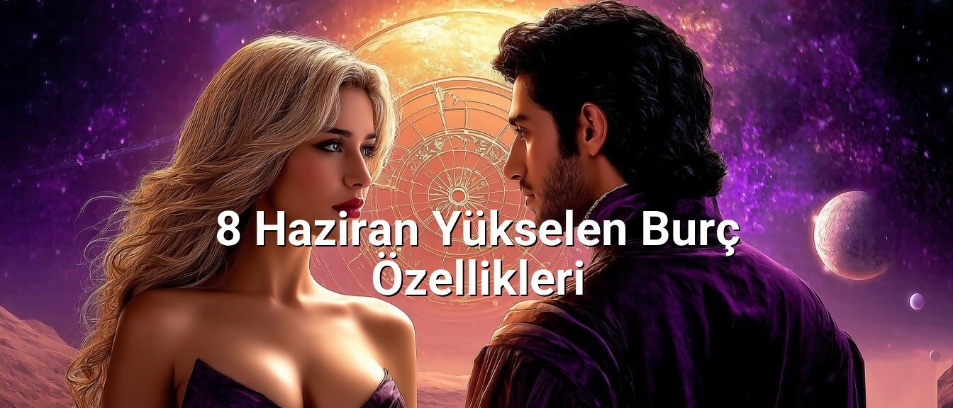 8 Haziran Yükselen Burç Özellikleri