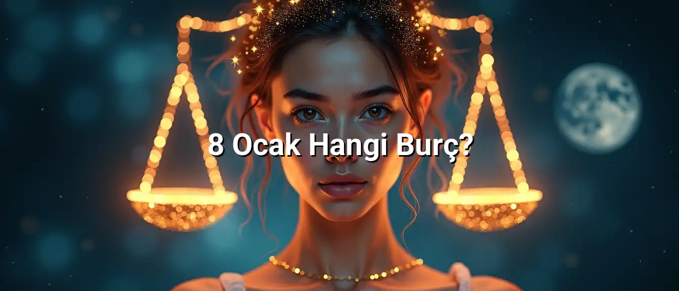 8 Ocak Hangi Burç? hakkında astrolojik görsel
