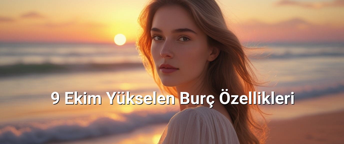9 Ekim Yükselen Burç Özellikleri