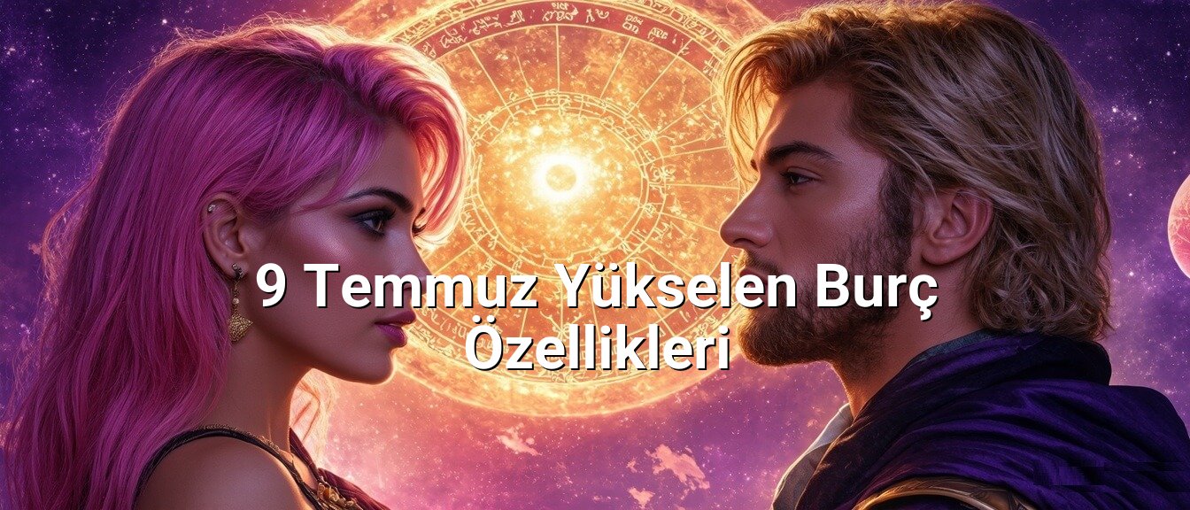 9 Temmuz Yükselen Burç Özellikleri