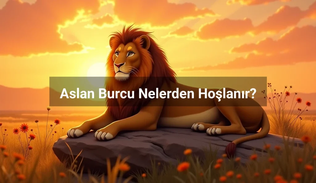 Aslan Burcu Nelerden Hoşlanır?