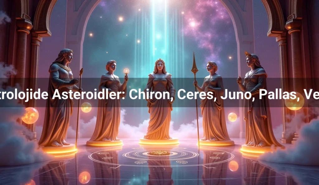 Astrolojide Asteroidler: Chiron, Ceres, Juno, Pallas, Vesta