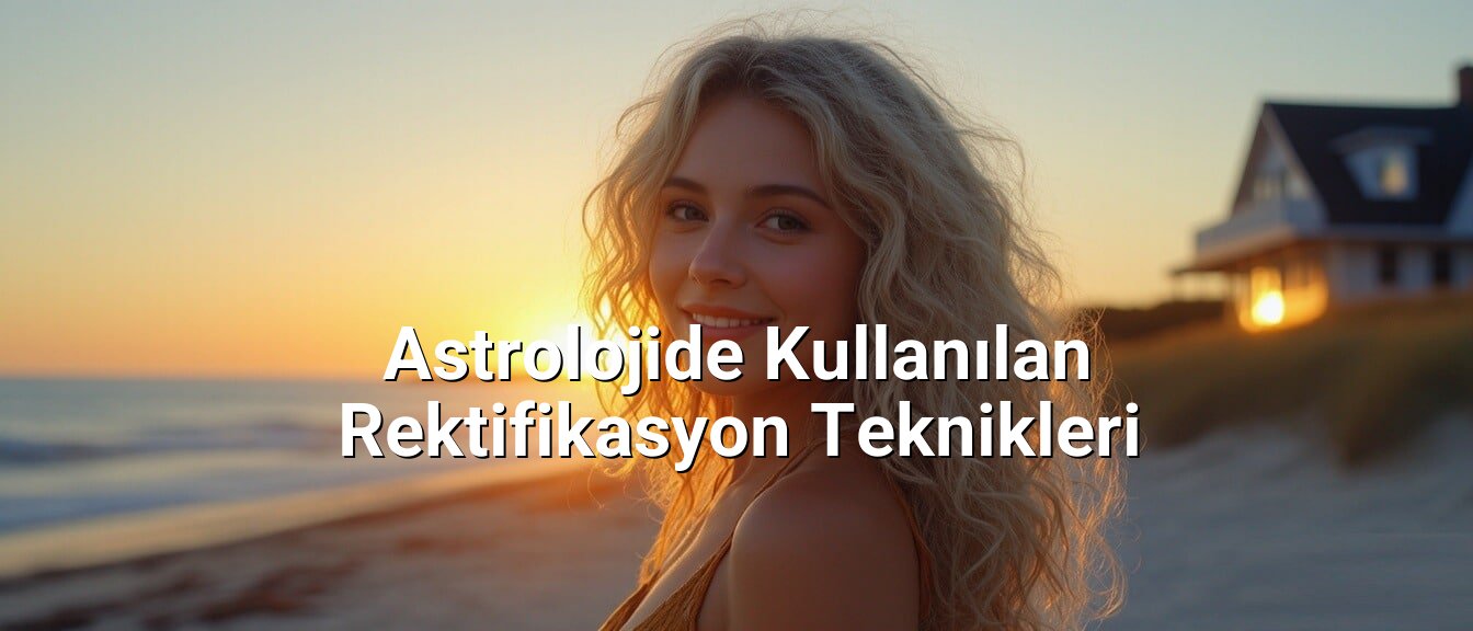 Astrolojide Kullanılan Rektifikasyon Teknikleri - Rektifikasyon Hesaplama Astrolojide Kullanılan Rektifikasyon Teknikleri - Rektifikasyon Hesaplama