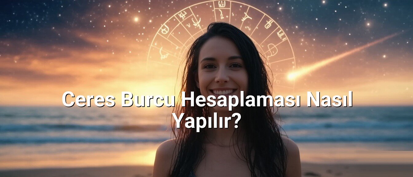 Ceres Burcu Hesaplaması Nasıl Yapılır?