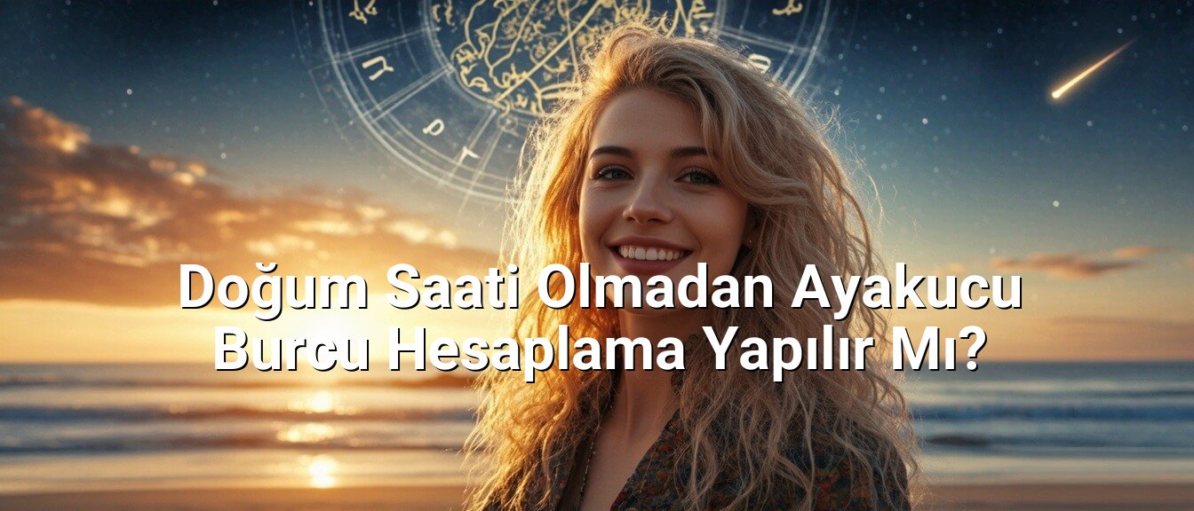 Doğum Saati Olmadan Ayakucu Burcu Hesaplama Yapılır Mı?