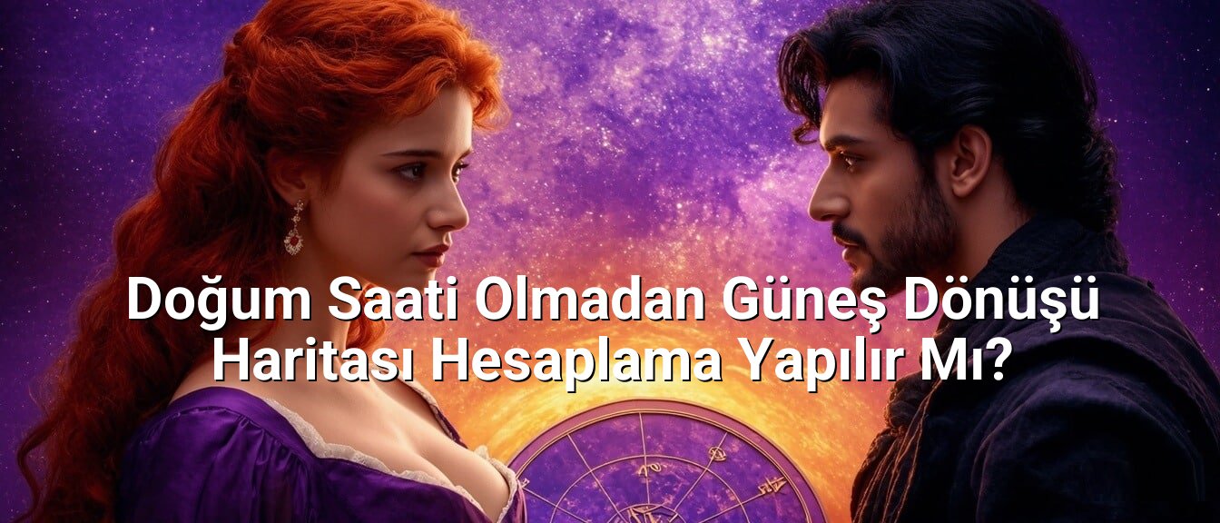Doğum Saati Olmadan Güneş Dönüşü Haritası Hesaplama Yapılır Mı?