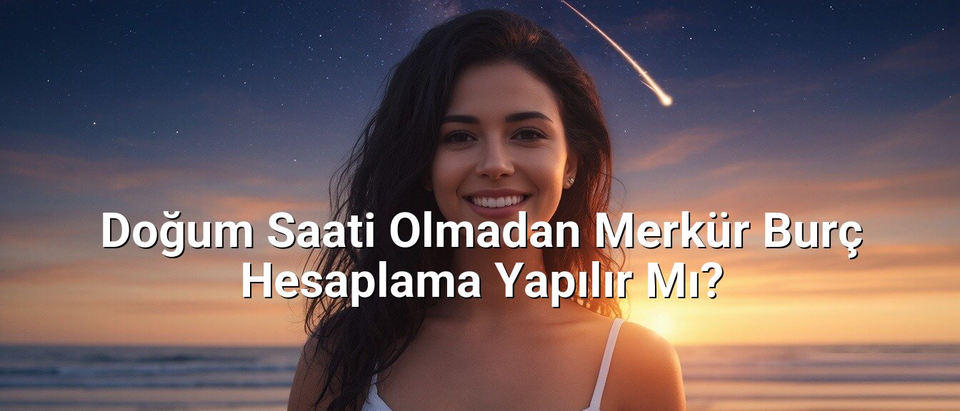 Doğum Saati Olmadan Merkür Burç Hesaplama Yapılır Mı?