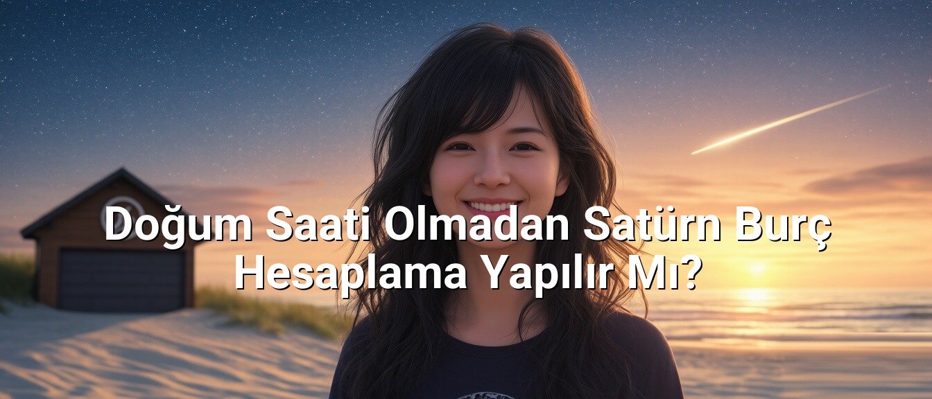 Doğum Saati Olmadan Satürn Burç Hesaplama Yapılır Mı?