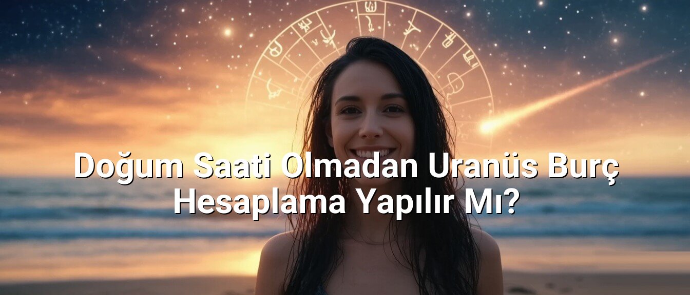 Doğum Saati Olmadan Uranüs Burç Hesaplama Yapılır Mı?