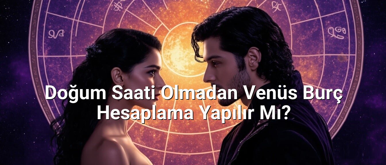 Doğum Saati Olmadan Venüs Burç Hesaplama Yapılır Mı?