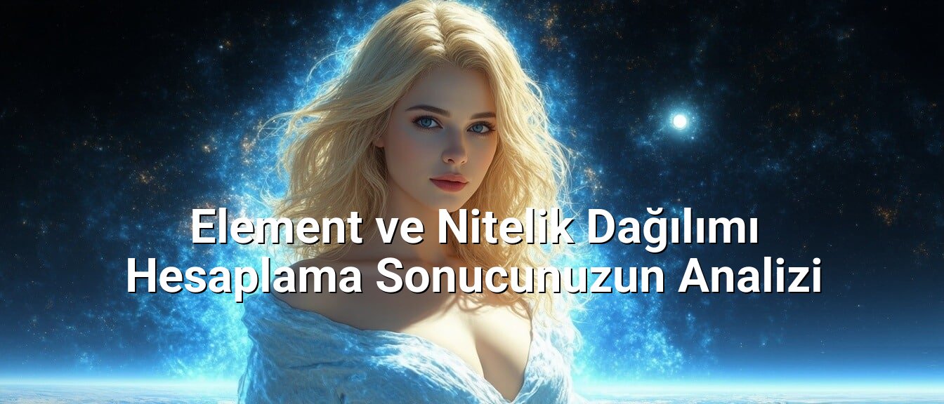 Element ve Nitelik Dağılımı Hesaplama Sonucunuzun Analizi