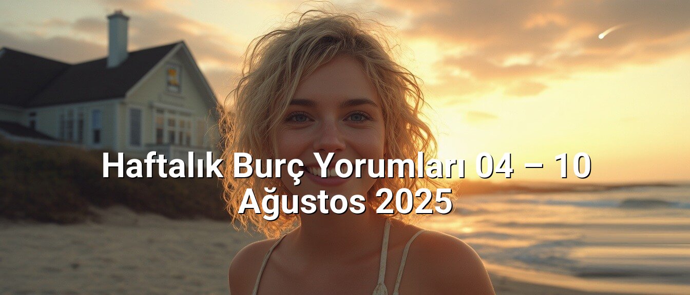 Haftalık Burç Yorumları 04 – 10 Ağustos 2025
