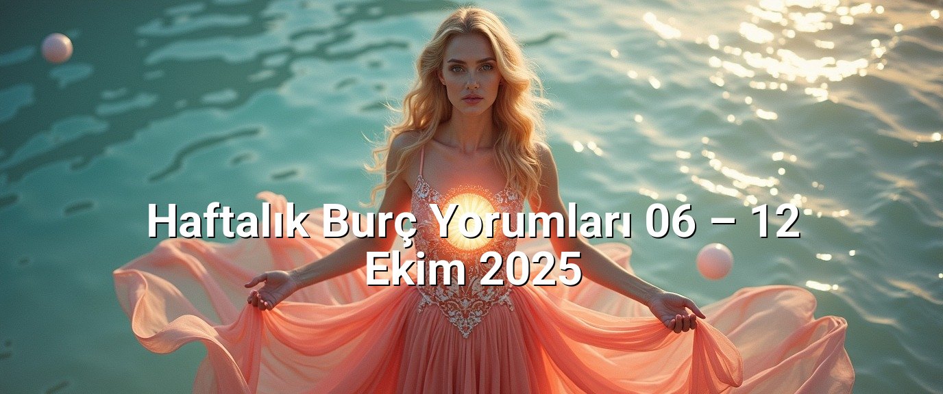 Haftalık Burç Yorumları 06 – 12 Ekim 2025