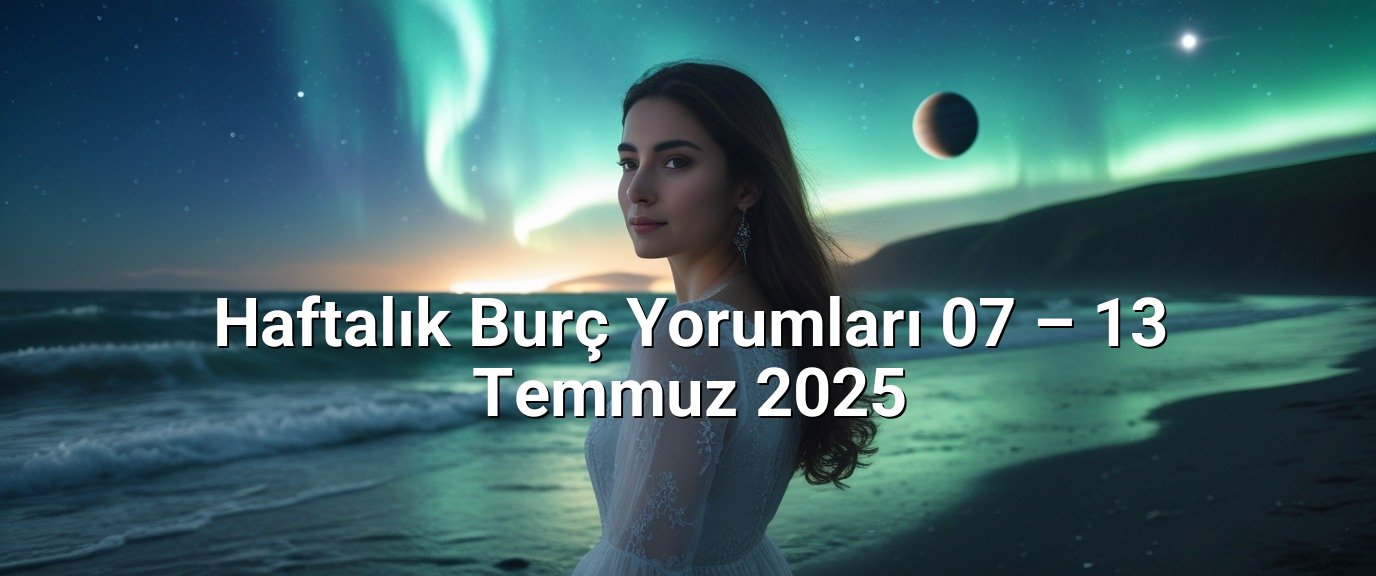 Haftalık Burç Yorumları 07 – 13 Temmuz 2025