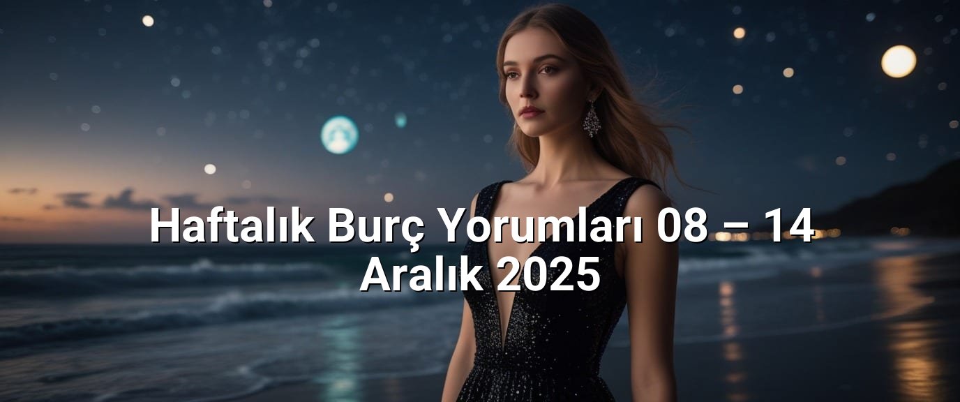 Haftalık Burç Yorumları 08 – 14 Aralık 2025 Haftalık Burç Yorumları 08 – 14 Aralık 2025
