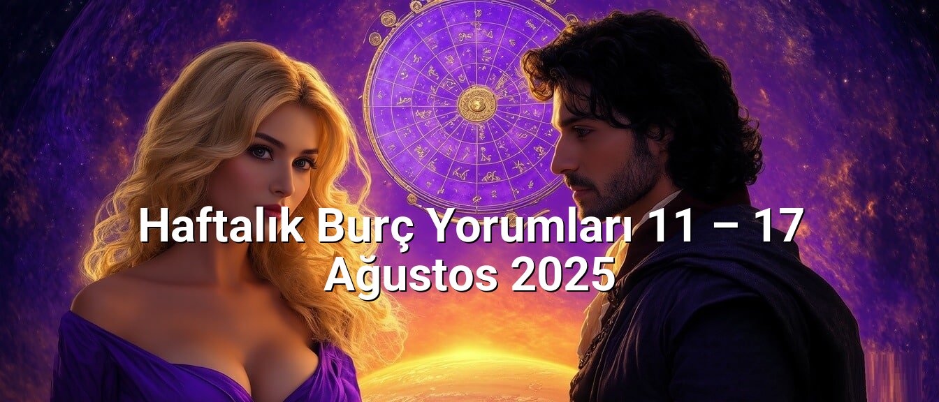 Haftalık Burç Yorumları 11 – 17 Ağustos 2025