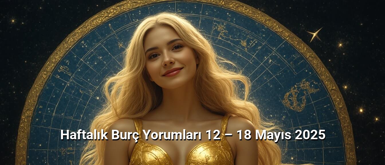 Haftalık Burç Yorumları 12 – 18 Mayıs 2025 Haftalık Burç Yorumları 12 – 18 Mayıs 2025