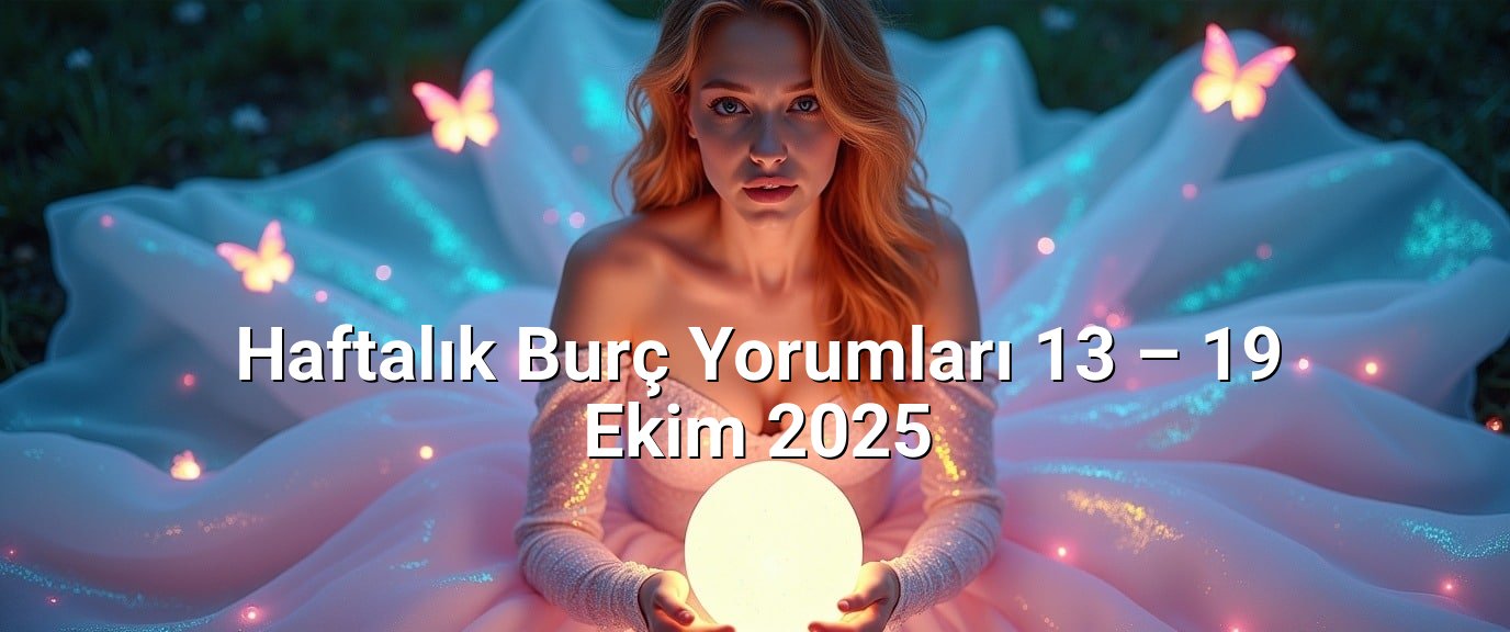 Haftalık Burç Yorumları 13 – 19 Ekim 2025