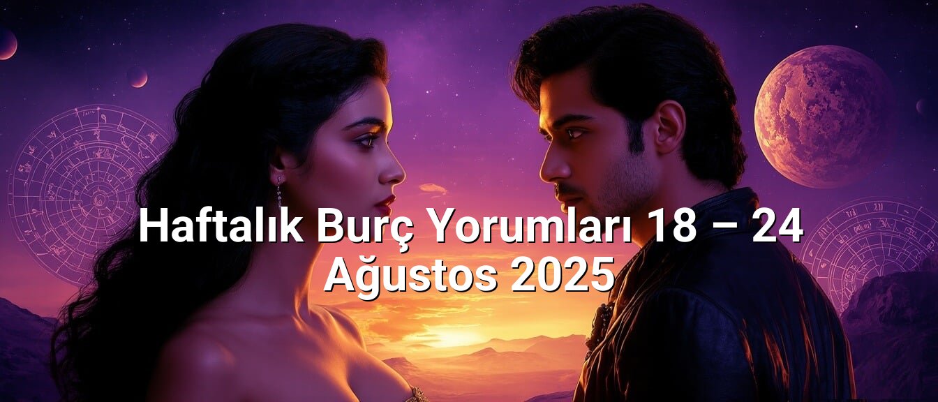 Haftalık Burç Yorumları 18 – 24 Ağustos 2025