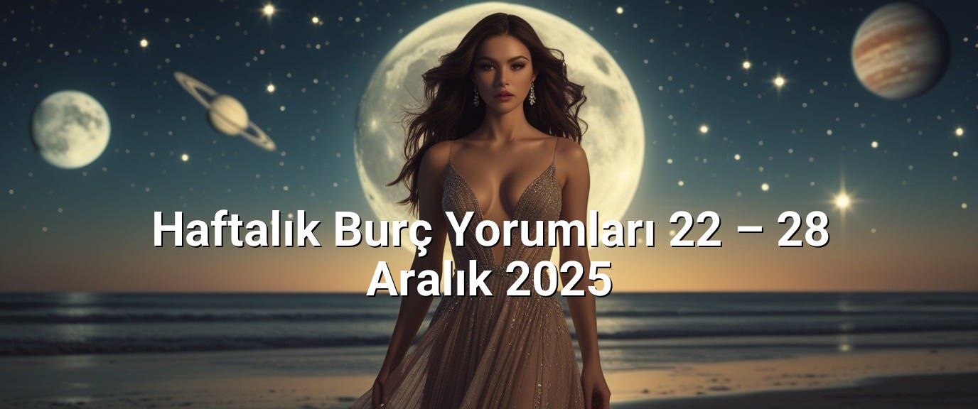 Haftalık Burç Yorumları 22 – 28 Aralık 2025 Haftalık Burç Yorumları 22 – 28 Aralık 2025