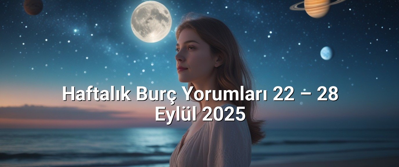 Haftalık Burç Yorumları 22 – 28 Eylül 2025