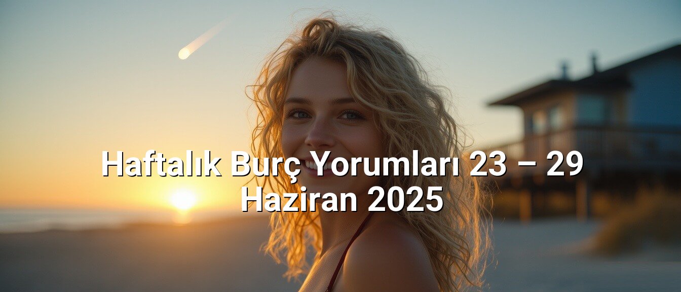 Haftalık Burç Yorumları 23 – 29 Haziran 2025 Haftalık Burç Yorumları 23 – 29 Haziran 2025