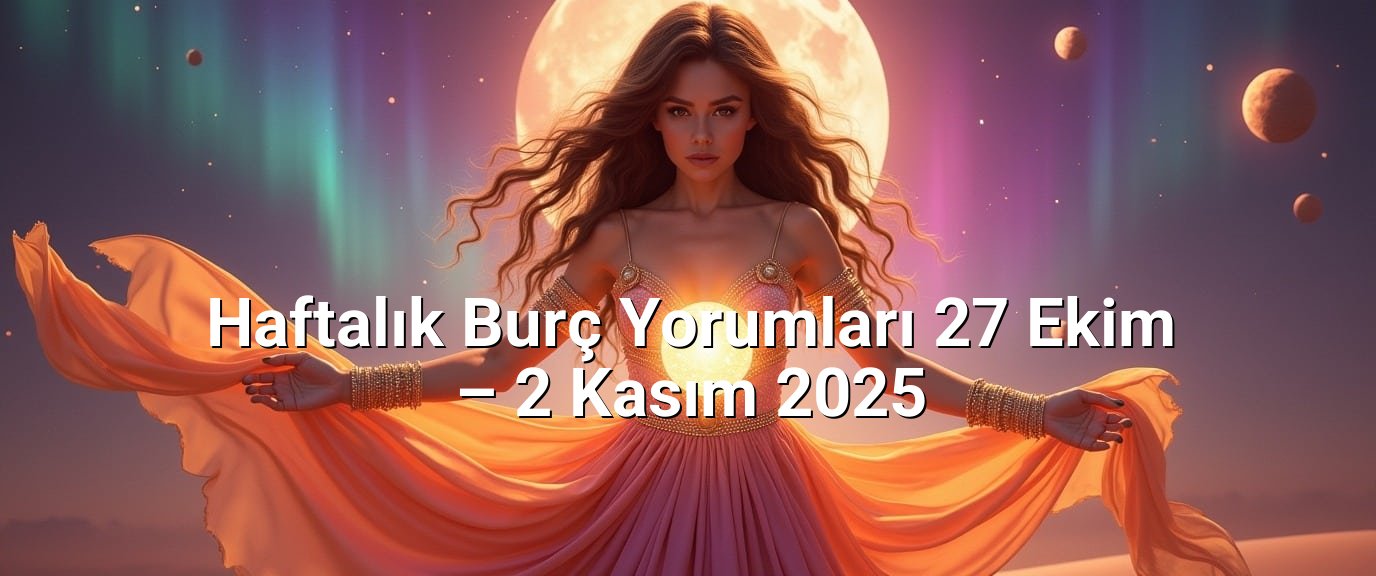 Haftalık Burç Yorumları 27 Ekim – 2 Kasım 2025 Haftalık Burç Yorumları 27 Ekim – 2 Kasım 2025
