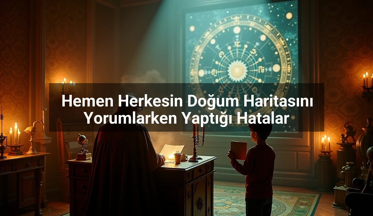 Hemen Herkesin Doğum Haritasını Yorumlarken Yaptığı Hatalar