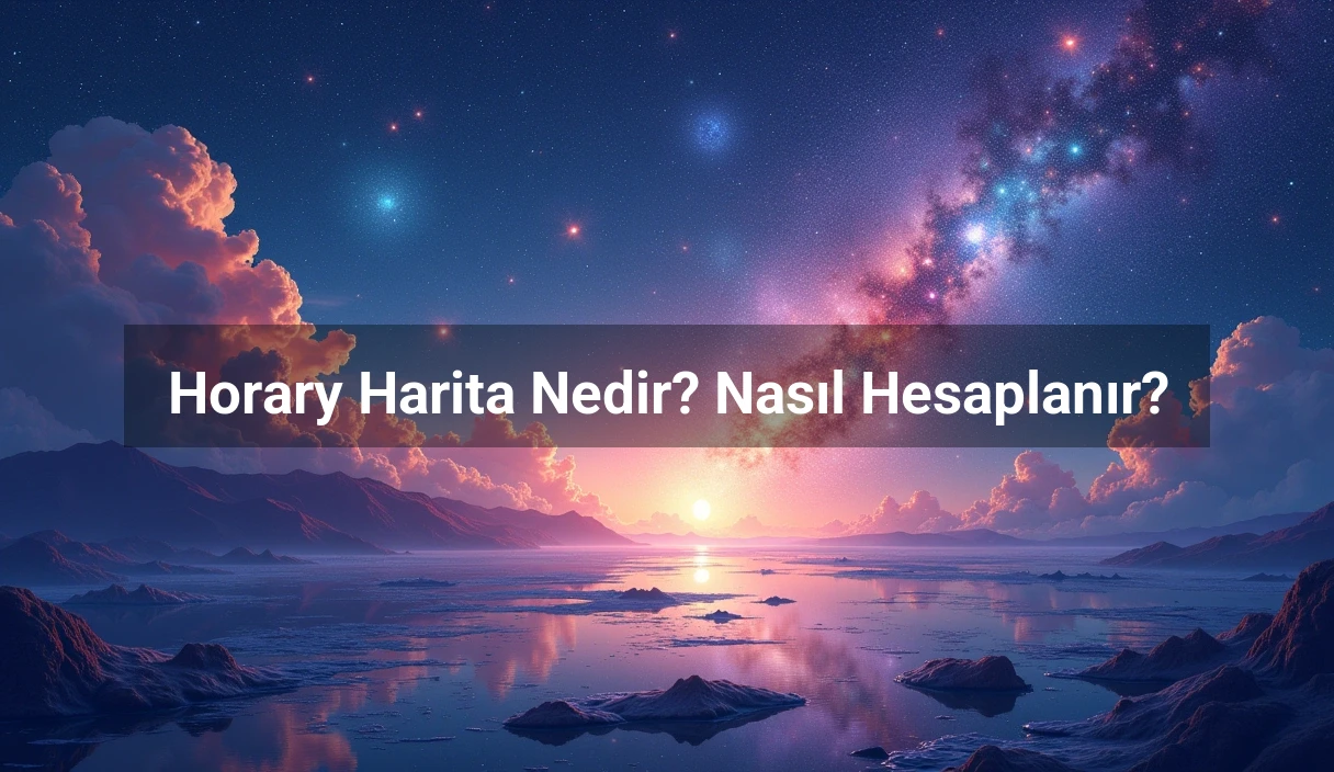 Horary Harita Nedir? Nasıl Hesaplanır? - Astrology Cover