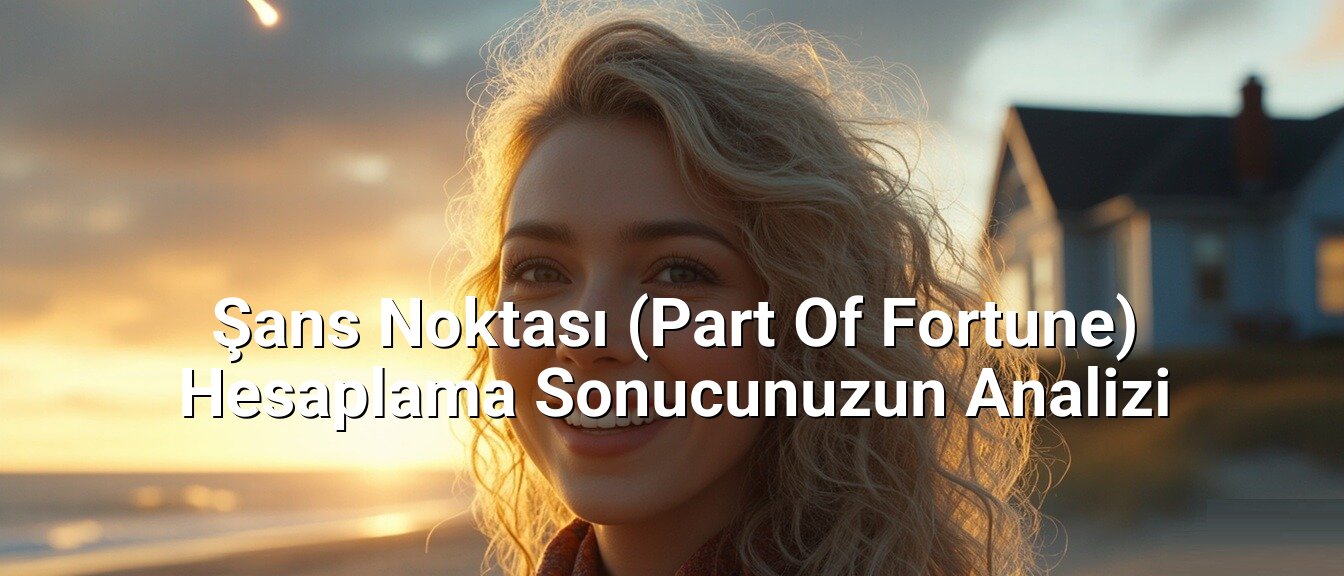 Şans Noktası Hesaplama Şans Noktası (Part Of Fortune) Hesaplama Sonucunuzun Analizi