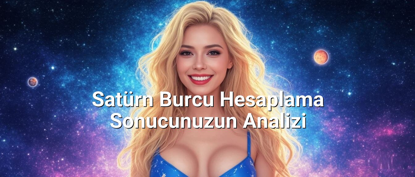 Satürn Burcu Hesaplama Sonucunuzun Analizi