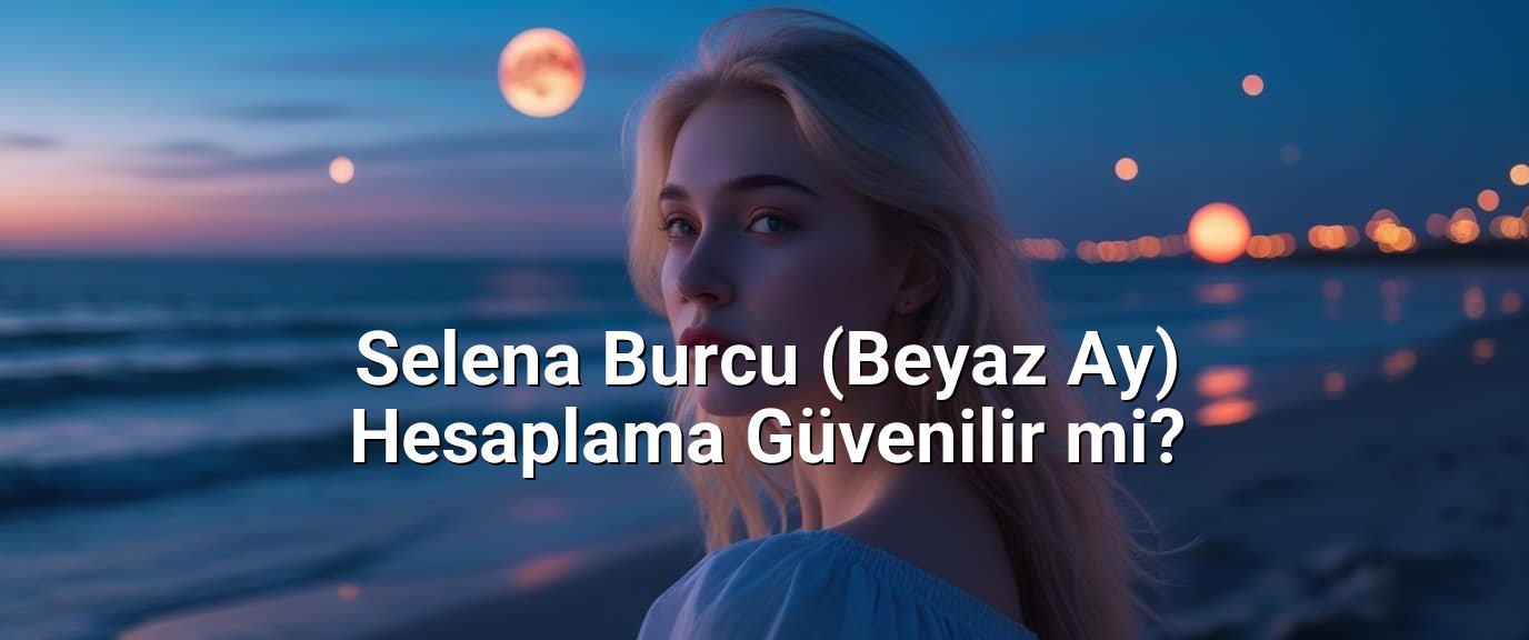 Selena Burcu (Beyaz Ay) Hesaplama Güvenilir mi? Selena Burcu (Beyaz Ay) Hesaplama Güvenilir mi?